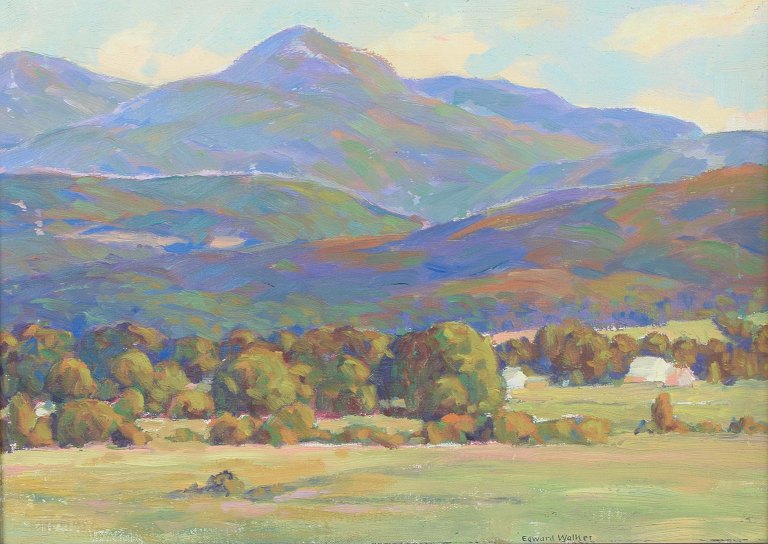 Edward Walker (1879–1955)“Pico and Killington Peaks”.Oil on canvas.