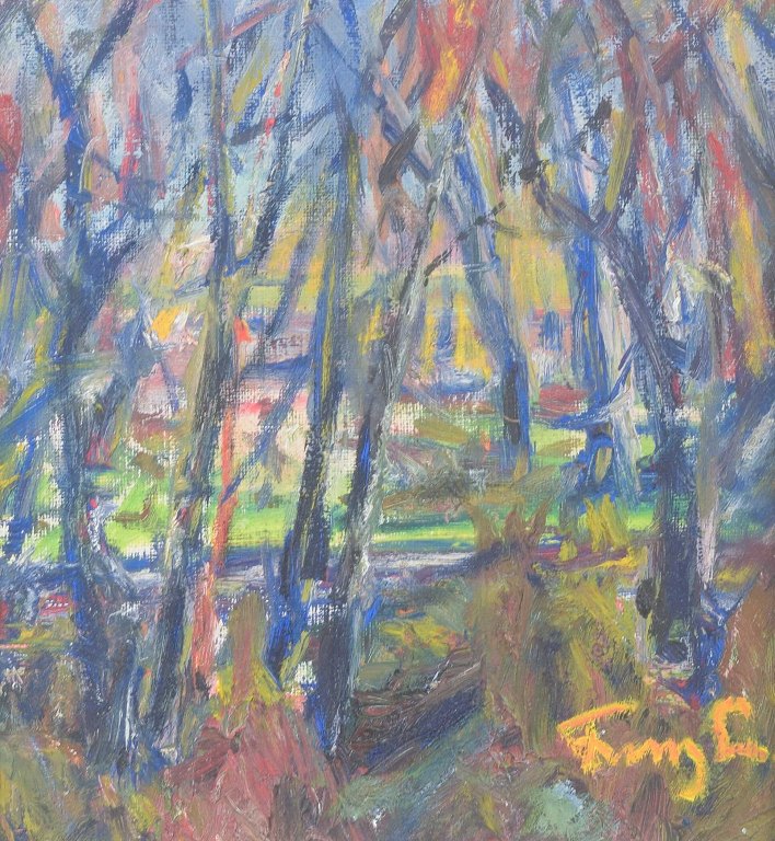 Frans Lundberg (1903–1993)Olie på plade.