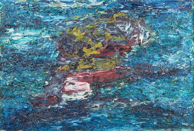 Scandinavian artistAbstract composition.Oil on canvas.