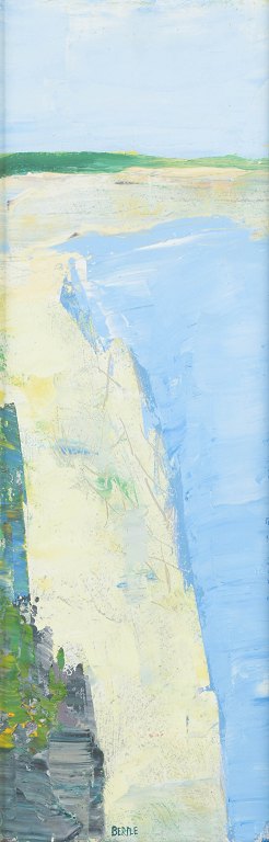 Lars Bertle (f. 1925)Gotland kystlandskab.Olie på lærred.
