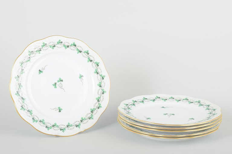 Herend, Hungary6 salad plates, mid-20th century.