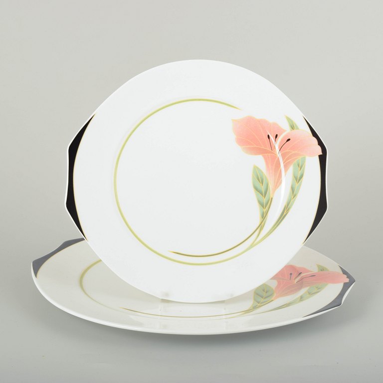 Villeroy & Boch2 plates “Iris”, 1980s.