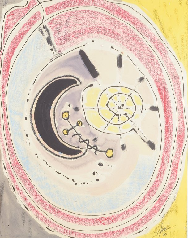 Unknown ArtistWatercolour, 1970.