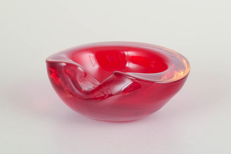 Murano kunstglas skål, 1960/70’erne.