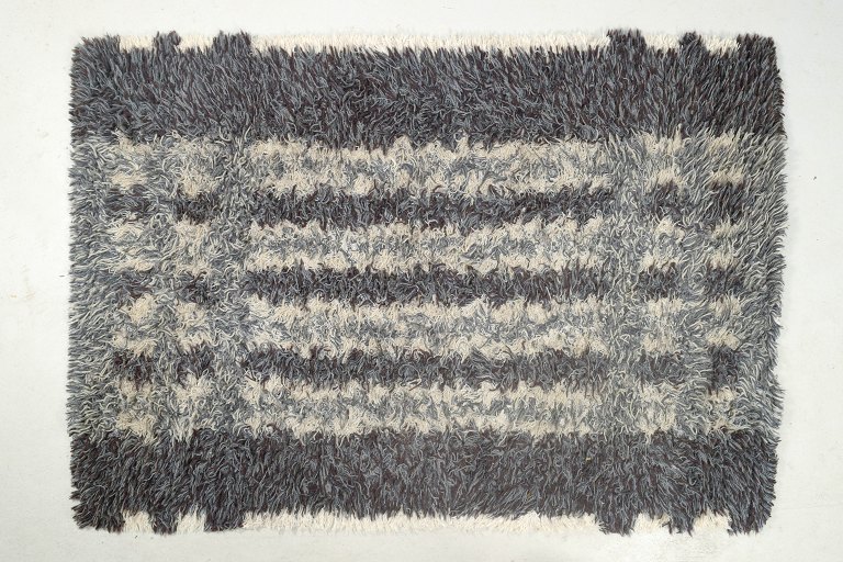 Skandinavisk designerRya-tæppe, 1960/70’erne.