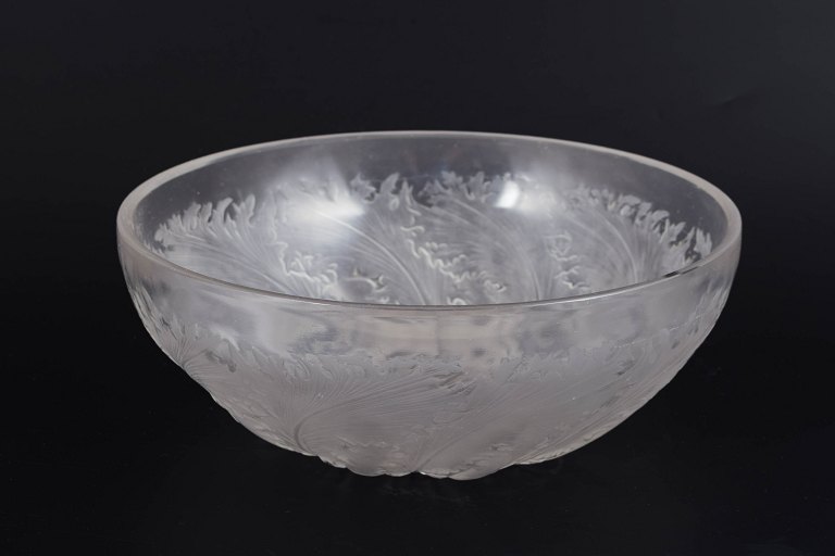 René Lalique"Chicoree" bowl, model 3213, c. 1930s.
