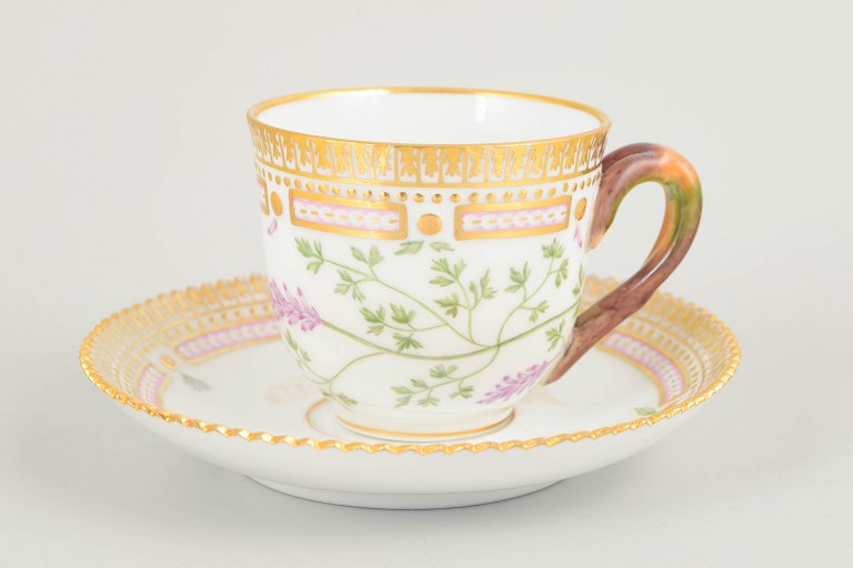Royal Copenhagen Flora Danica Demitasse Cup with Saucer, 1960s