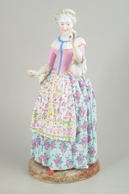 Meissen, La Belle Chocolatière, figur.Museums­kvalitet.