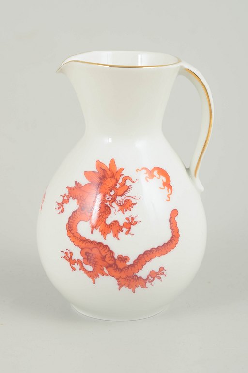 Jug with Ming dragon, Meissen area.