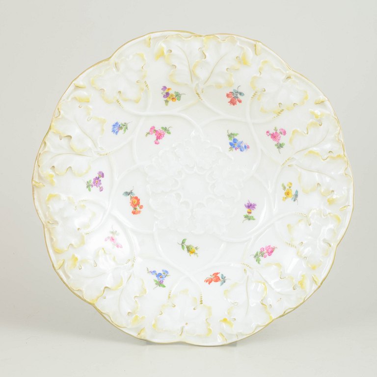 Meissen large dish.