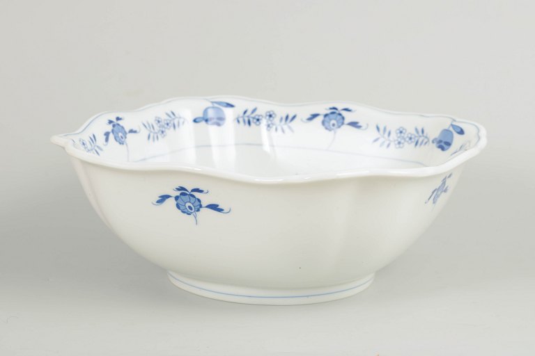 Meissen Blue Orchid, large bowl.
