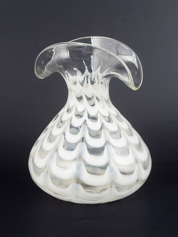 European studio glass, vase.