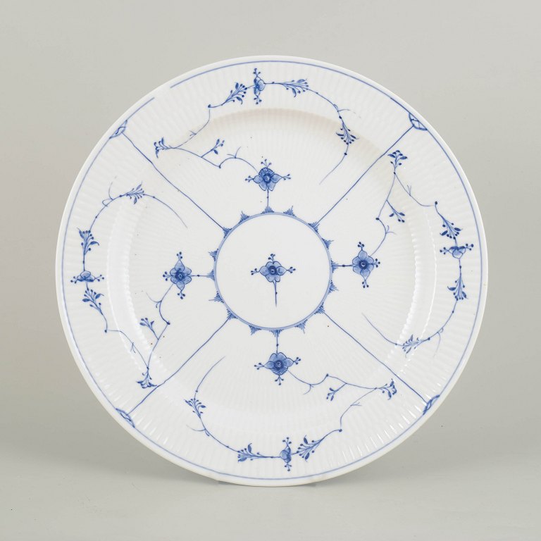Royal Copenhagen Blue Fluted Plain large round platter.