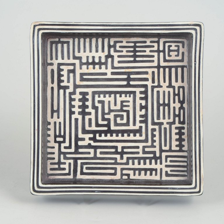 Stig Lindberg for Gustavsberg, Domino dish.