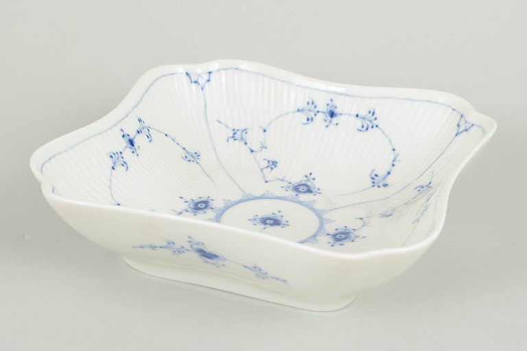 Royal Copenhagen, Blue Fluted Plain square dish.