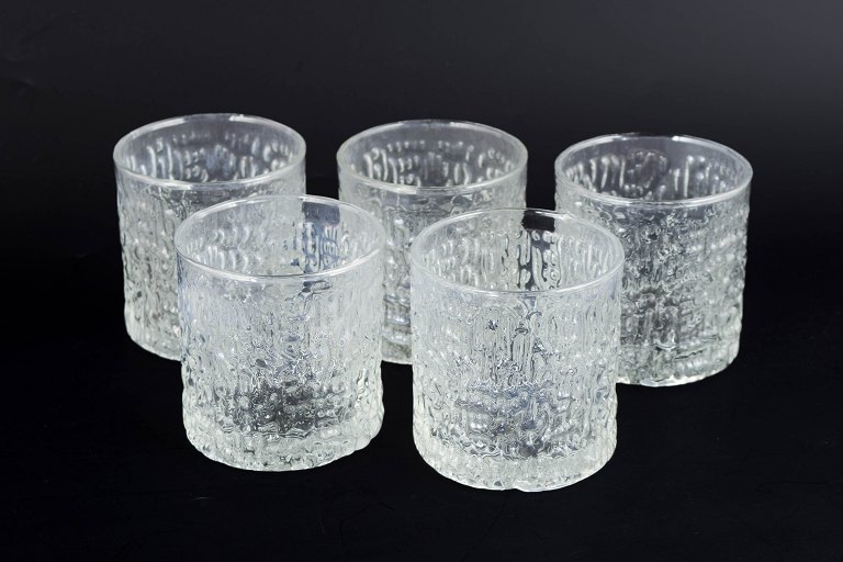 Ravenhead, sæt af fem whiskyglas “Siesta”.