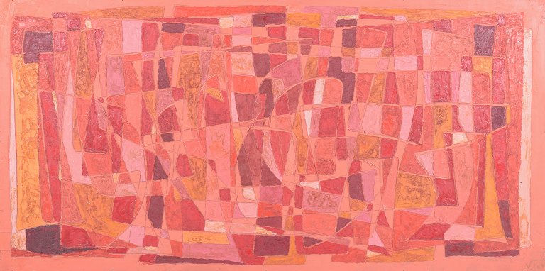 Scandinavian artist, oil on board.