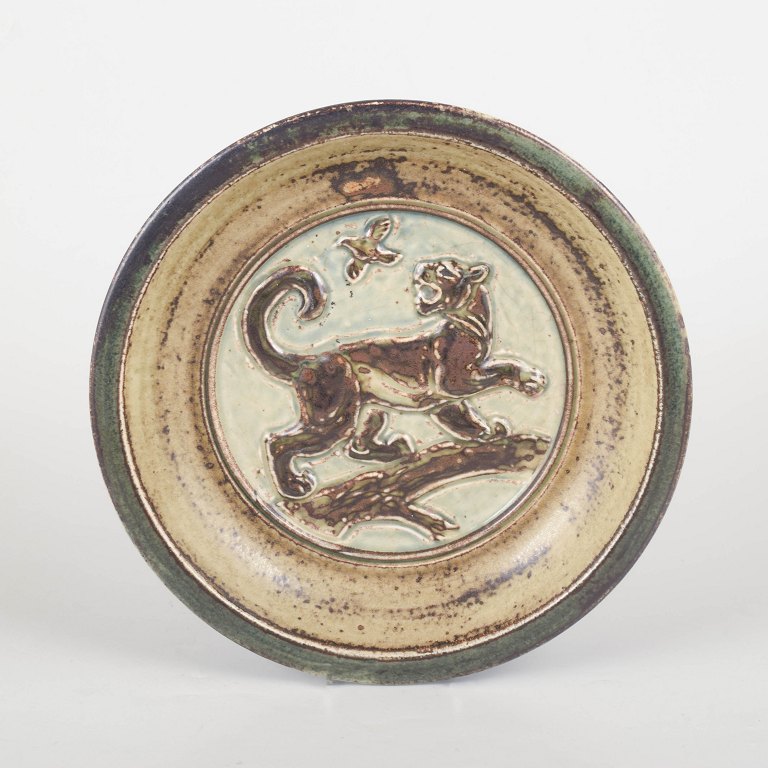 Knud Kyhn for Royal Copenhagen, stoneware dish.