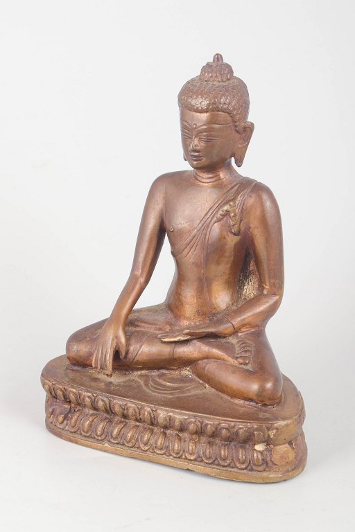 Bronze Buddha figure.