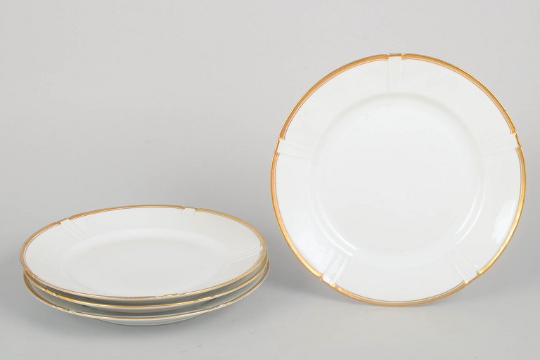 Bing & Grøndahl, Offenbach, set of four lunch plates.